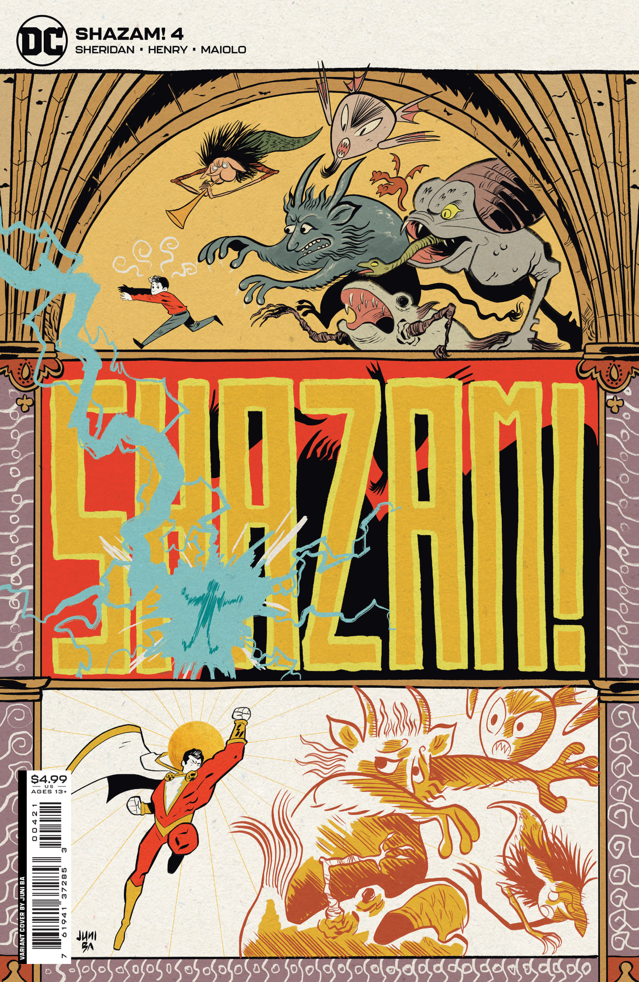 Shazam #4 Cover B Will Murai Card Stock Variant (Of 4) (2021)