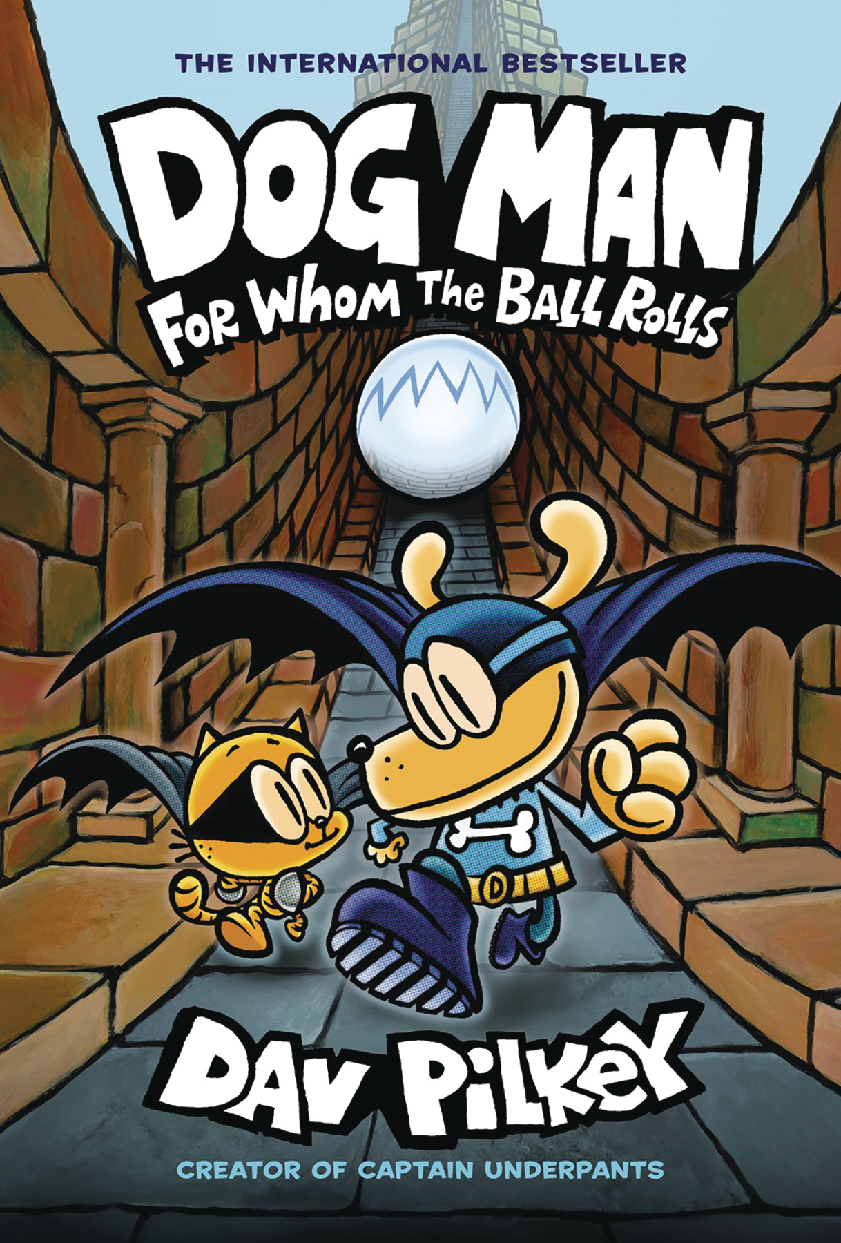 Dog Man Hardcover Graphic Novel Volume 7 For Whom The Ball Rolls