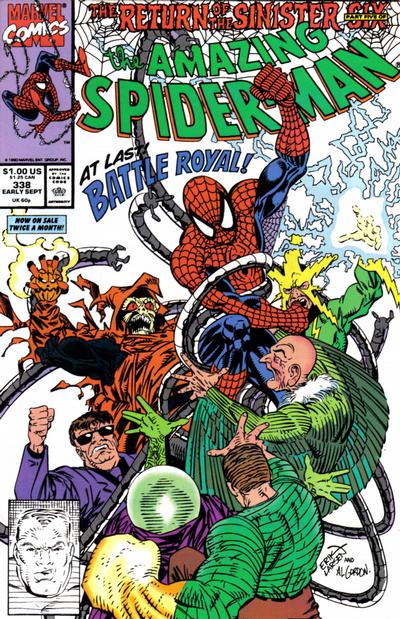 The Amazing Spider-Man #338 [Direct]-Very Good