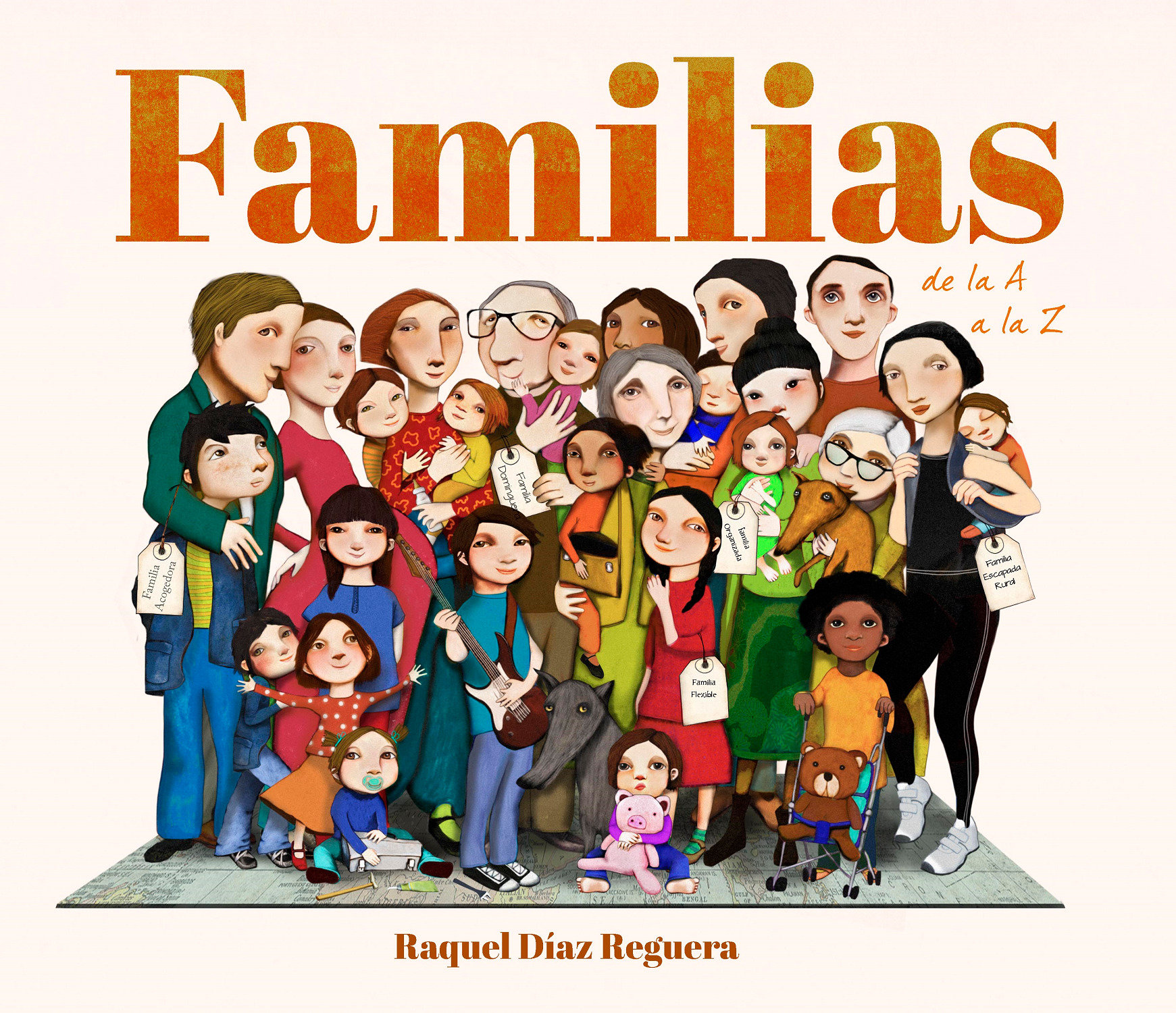 Familias De La A A La Z / Families From A To Z (Hardcover Book)