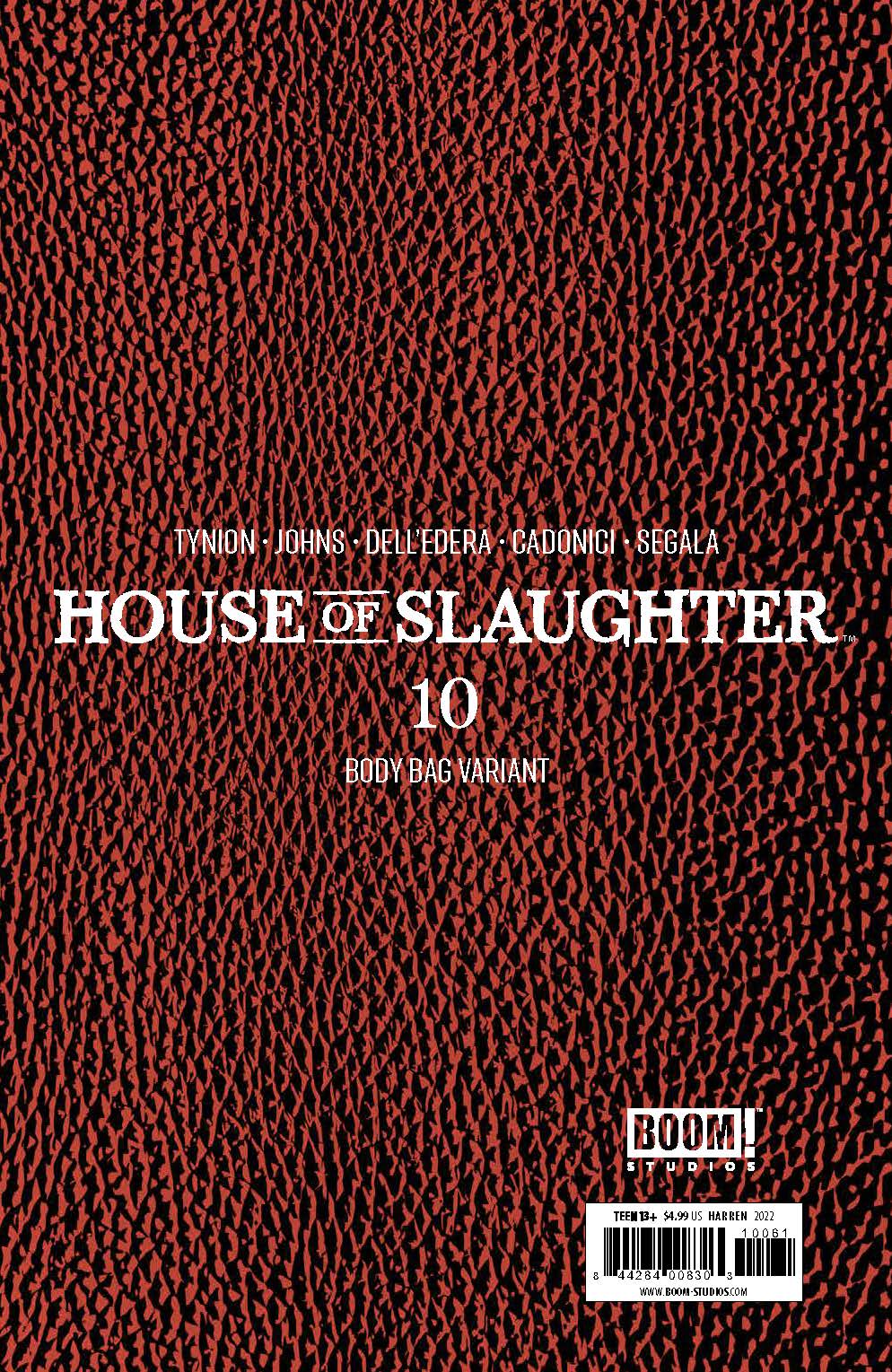 House of Slaughter #10 Cover F 75 Copy Incentive Harren
