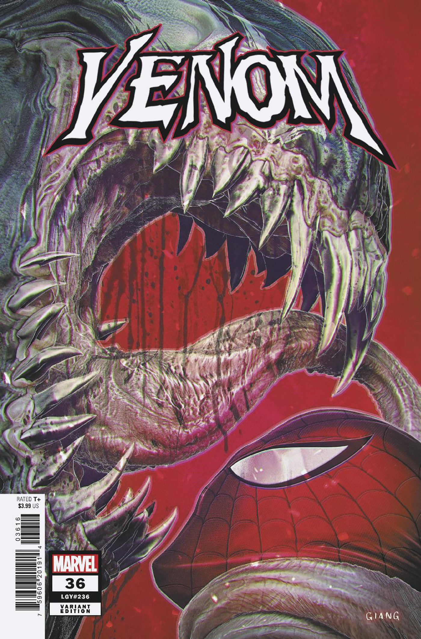 Venom #36 John Giang Variant (Venom War) 1 for 25 Incentive