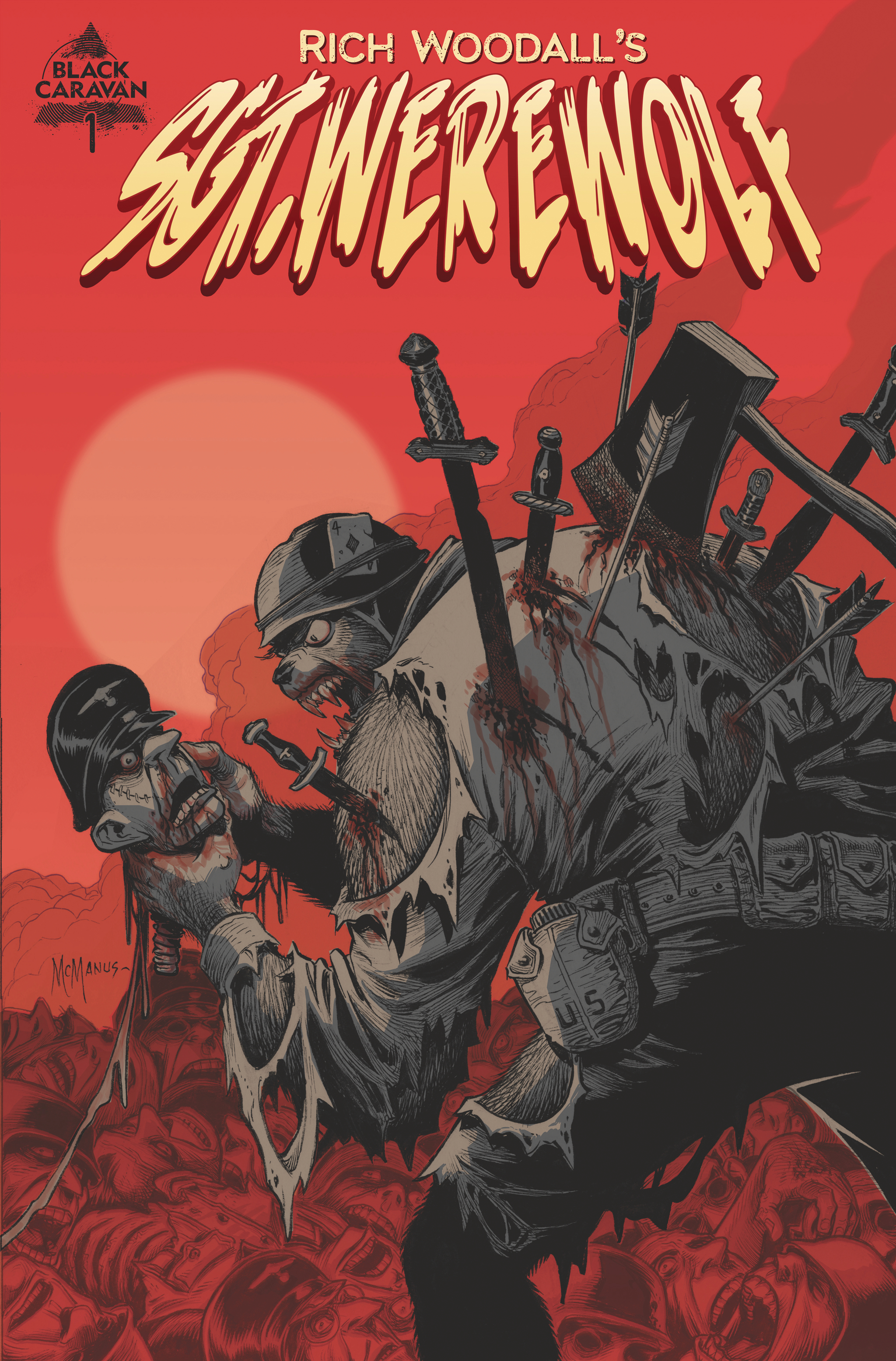 Sgt Werewolf #1 Cover C Incentive 1 for 20 Shawn Mcmanus Variant