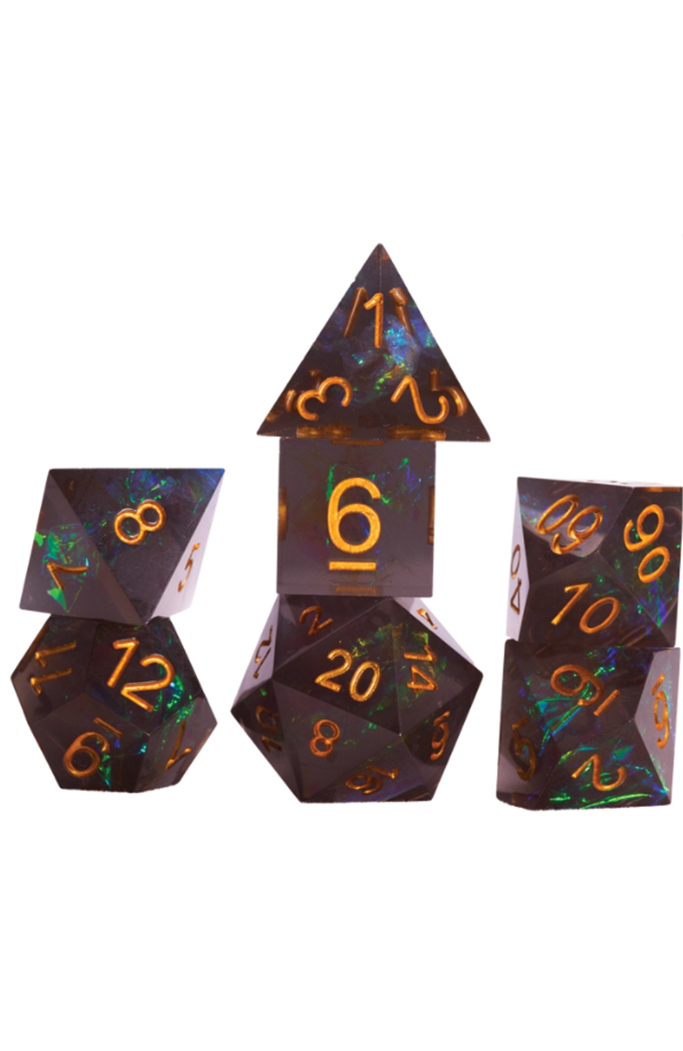 Rpg Dice Set 7 Sharp Fairy Night