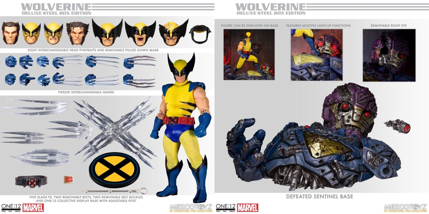 ***Re-Order*** Marvel Universe 1/12 Wolverine Deluxe Steel Box Edition