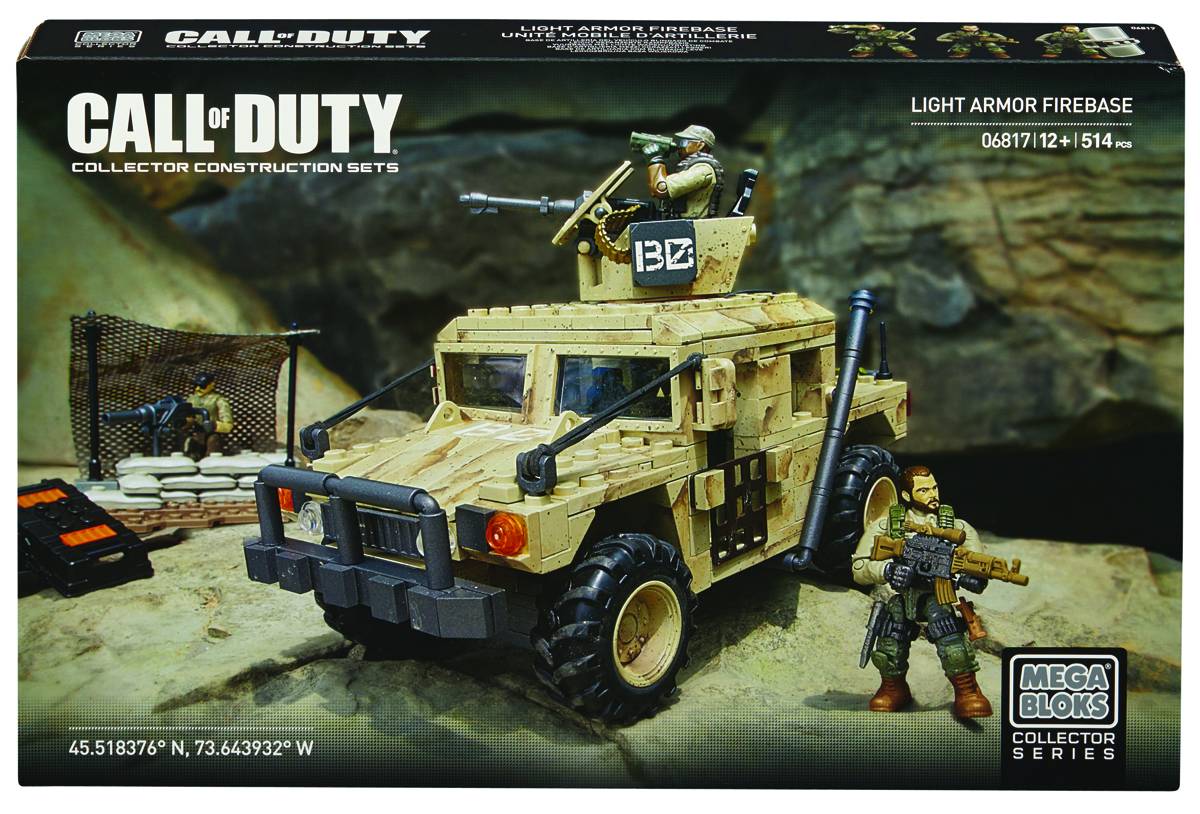 Mega Bloks Call of Duty Lt Armor Firebase Set
