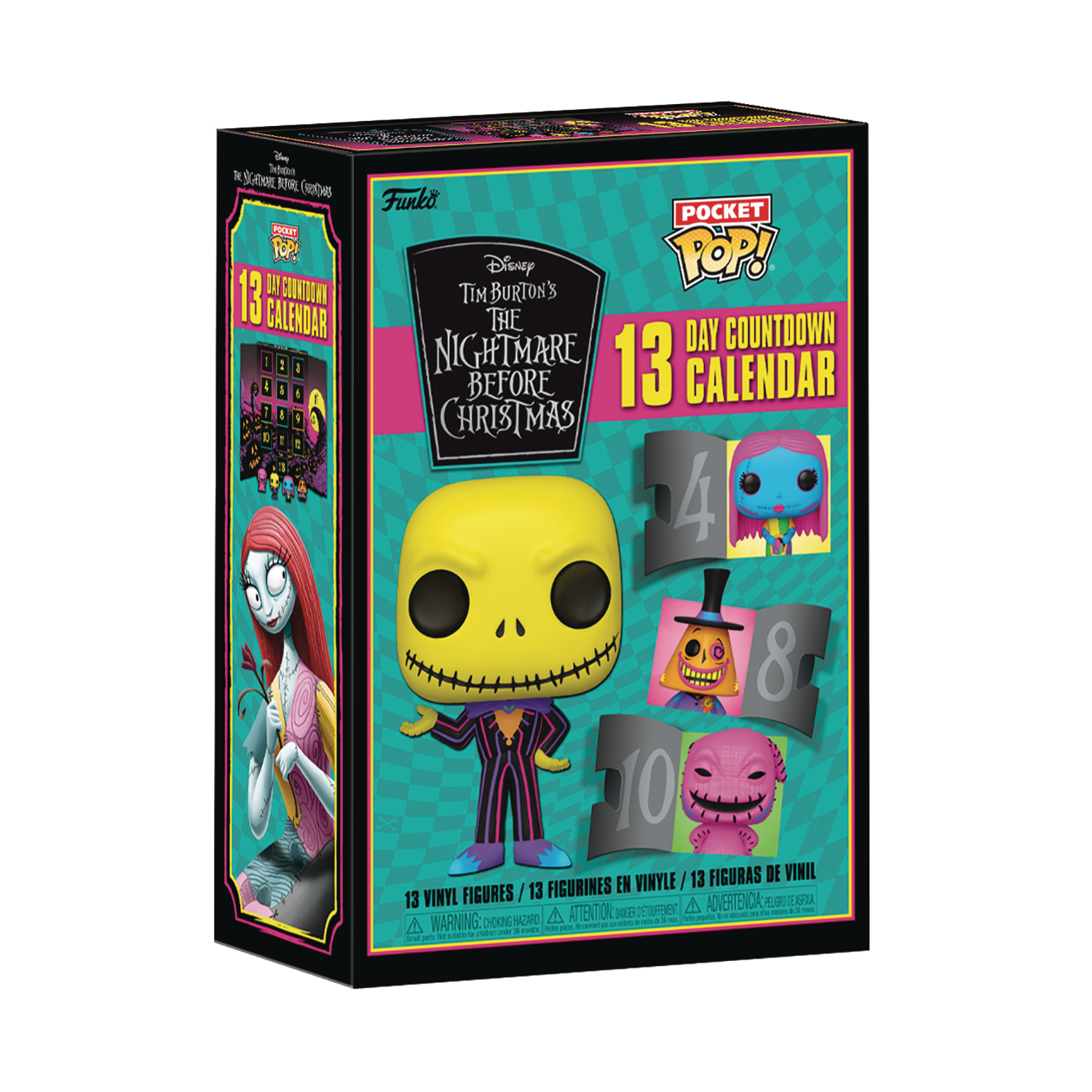  Funko Pop Nightmare Before Christmas Blacklight Advent Calendar