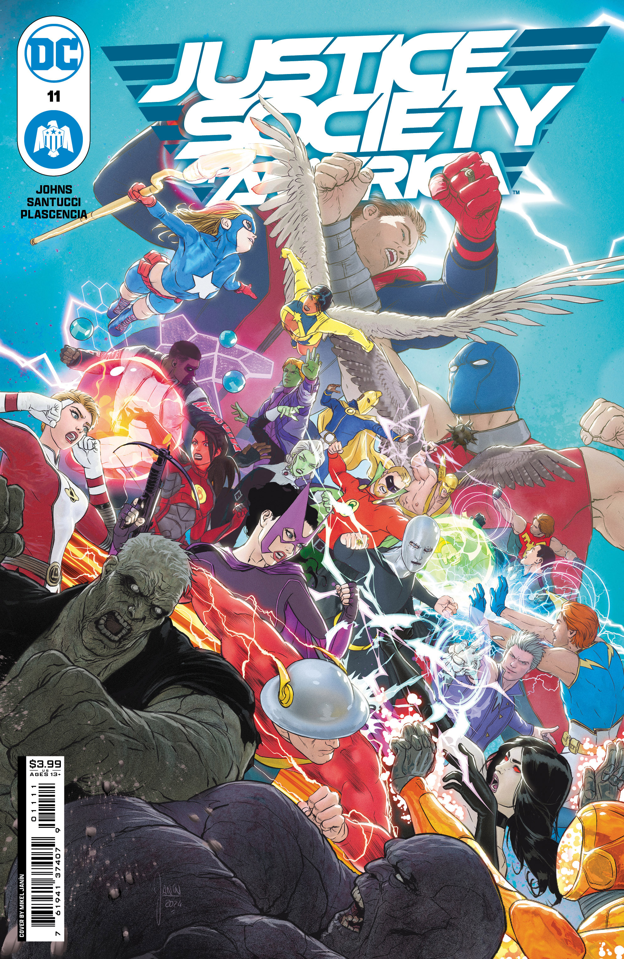 Justice Society of America #11 (Of 12) Cover A Mikel Janin