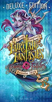 J Scott Campbell Fairytale Fantasies 2024 Calendar Deluxe Edition