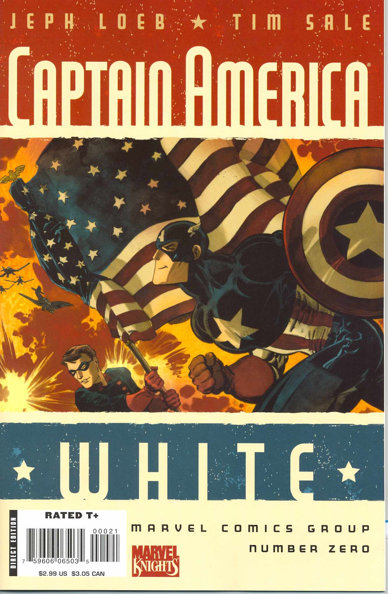 Captain America White #0 Cover B (2008)
