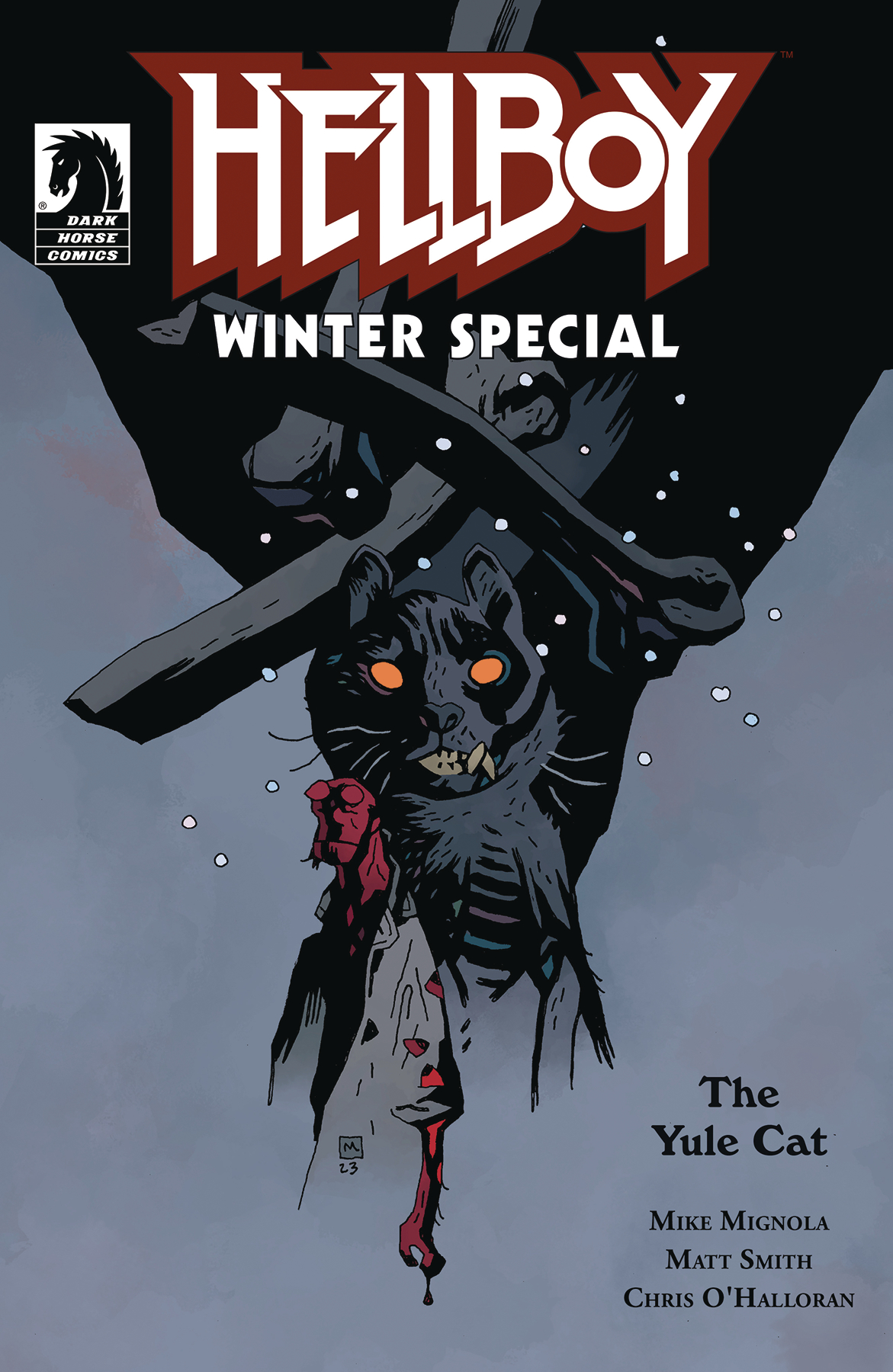 Hellboy & the B.P.R.D. Ongoing #70 Hellboy Winter Special The Yule Cat One-Shot Cover B (Mike Mignola)