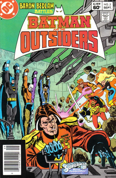 Batman And The Outsiders #2 [Newsstand]-Very Fine (7.5 – 9)