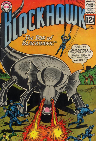 Blackhawk #180-Fine (5.5 – 7)