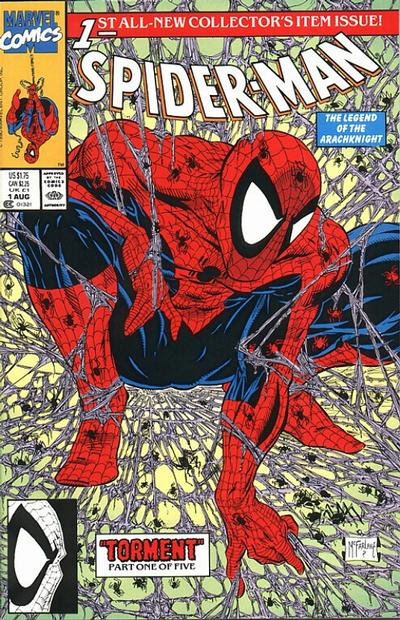 Spider-Man #1 (1990) [Direct Edition]-Very Fine/Excellent (7 - 9)