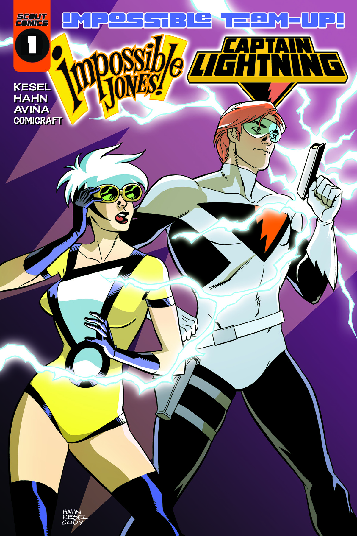 Impossible Team Up (One Shot) Impossible Jones And Captain Lightning Cover A David Hahn