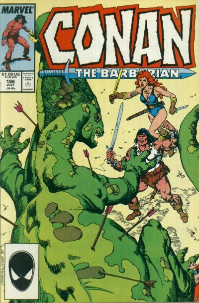 Conan The Barbarian #196 [Direct]-Fine (5.5 – 7)