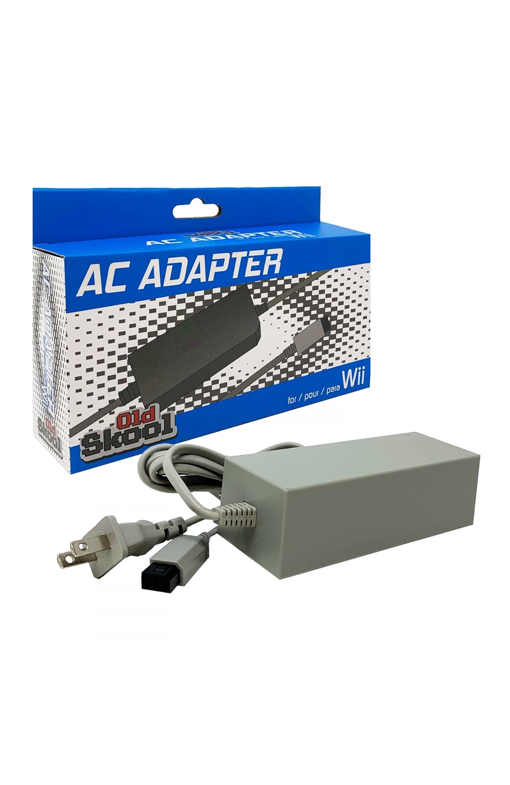 Old Skool Ac Power Adapter For Nintendo Wii Console