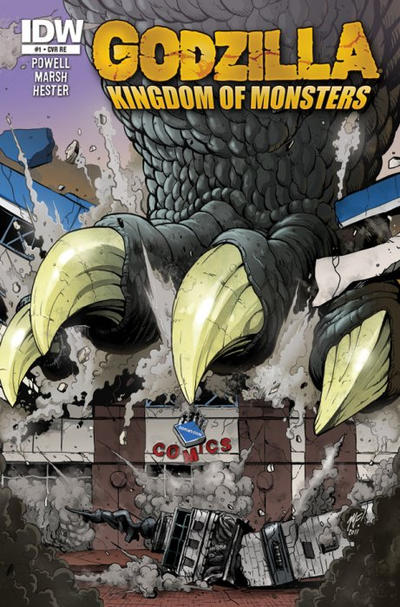 Godzilla: Kingdom of Monsters #1 [Second Printing Downtown Comics Cover](2011)-Near Mint (9.2 - 9.8)