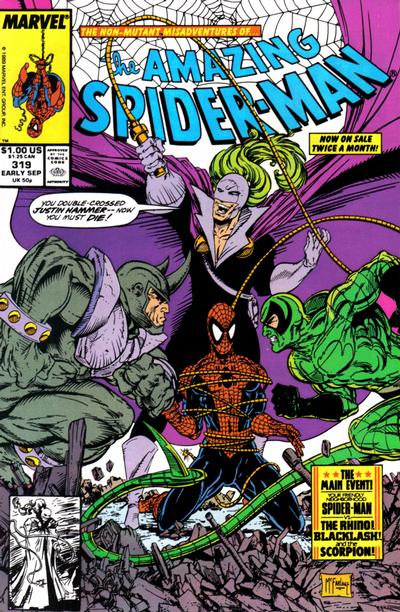 The Amazing Spider-Man #319 [Direct]-Fine (5.5 – 7)