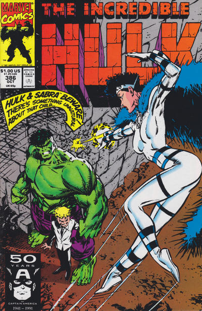 The Incredible Hulk #386 [Direct]-Very Fine