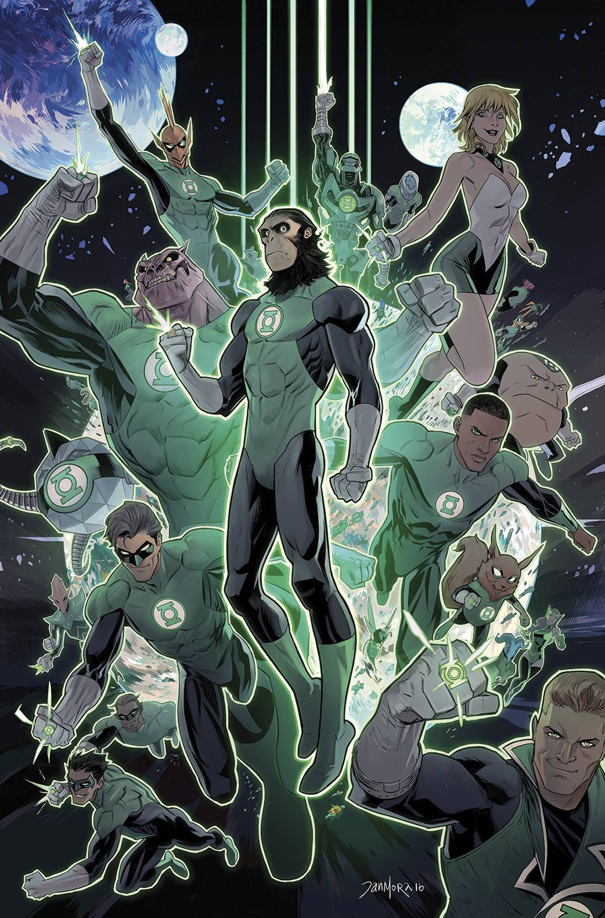Planet of Apes Green Lantern #3 Main Cover