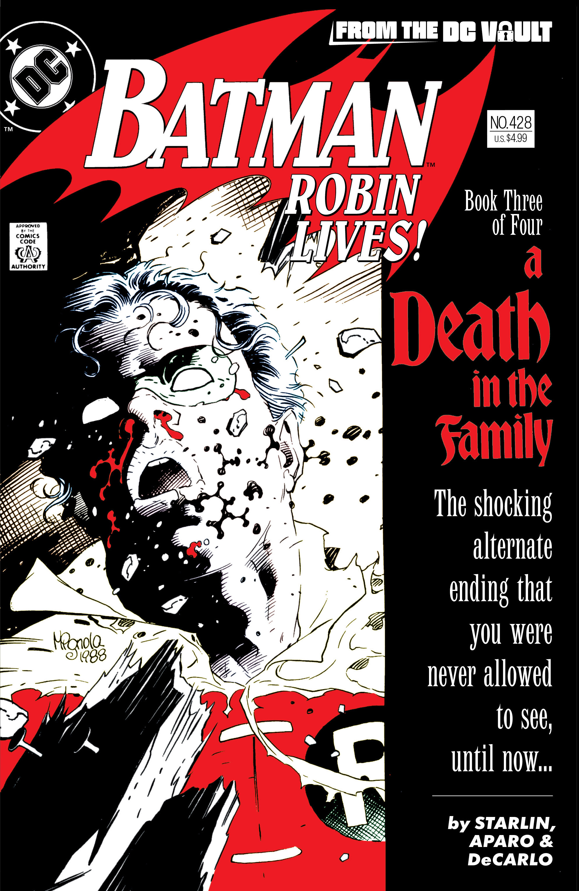 Batman #428 Robin Lives (One Shot) Second Printing Cover A Mike Mignola