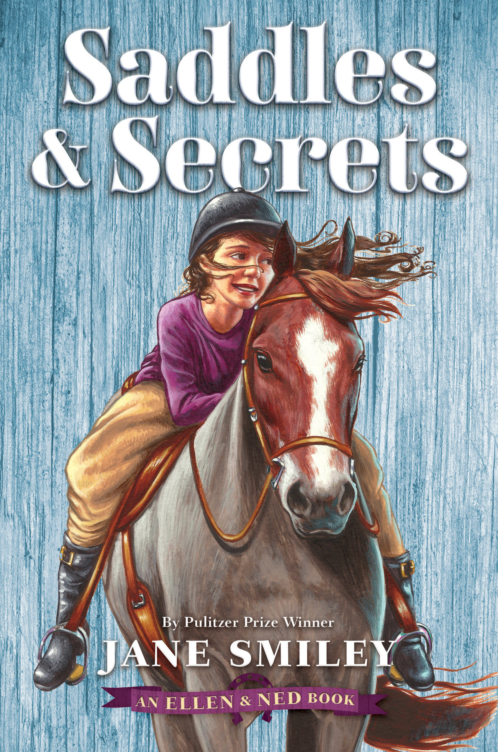 Saddles & Secrets (An Ellen & Ned Book) (Hardcover Book)