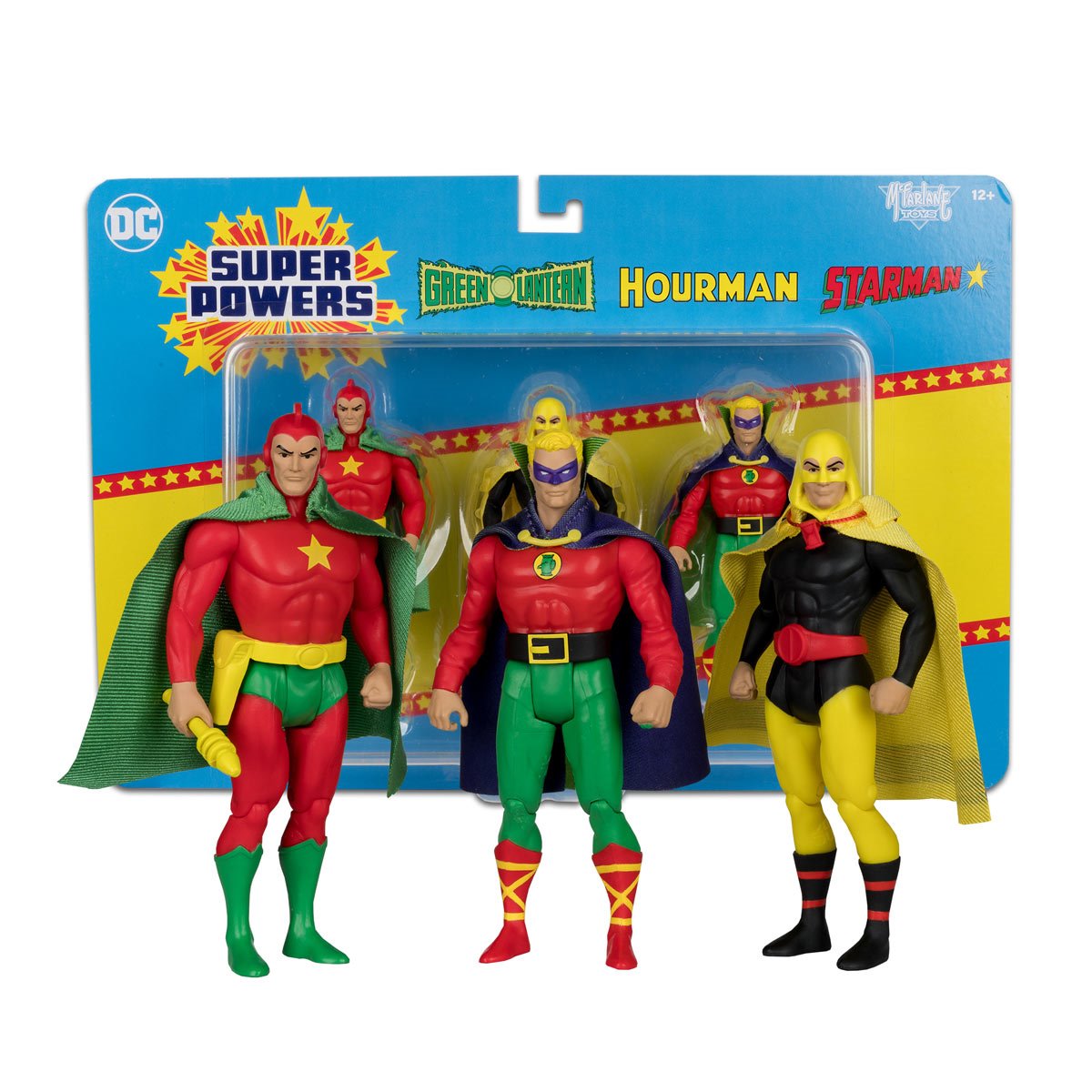 DC Super Powers Green Lantern, Hourman, and Starman 4 1/2-Inch Scale Action Figure 3-Pack