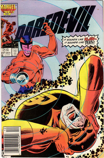 Daredevil #237 [Newsstand]-Fine (5.5 – 7)