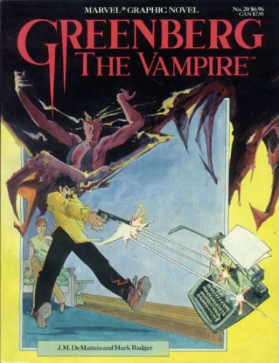 Marvel Graphic Novel 20 Greenberg The Vampire