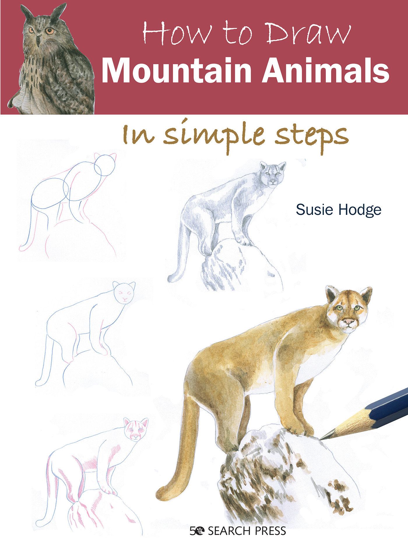 How To Draw Mountain Animals In Simple Steps