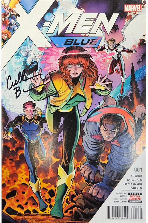 X-Men: Blue #1 - Nm- 9.2 Signed By Cullen Bunn