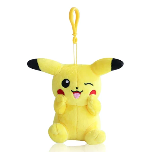 Pokemon Winking Pikachu 5 Inch Plush Clip Figure