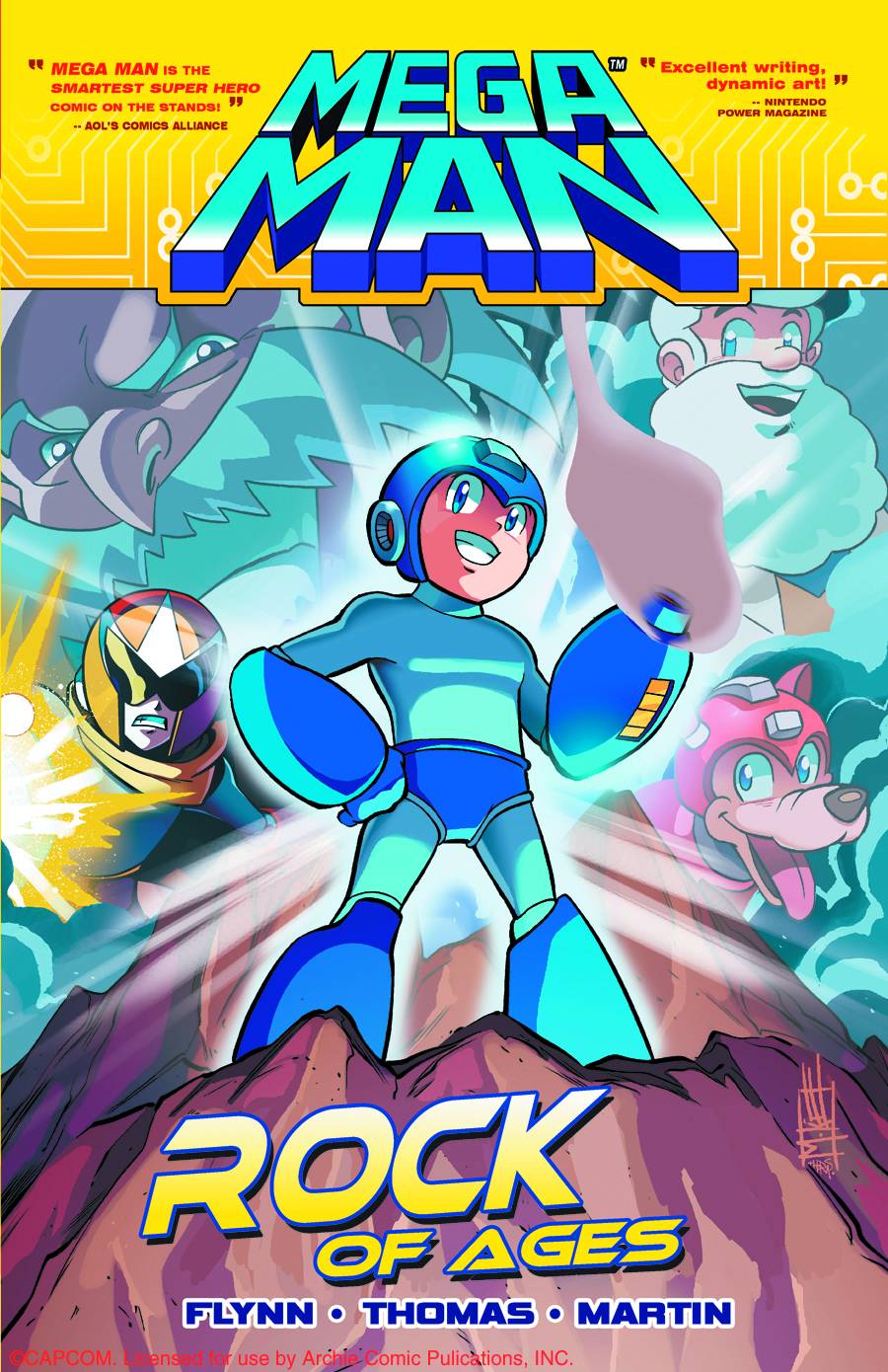 Mega Man Graphic Novel Volume 5 Rock of Ages