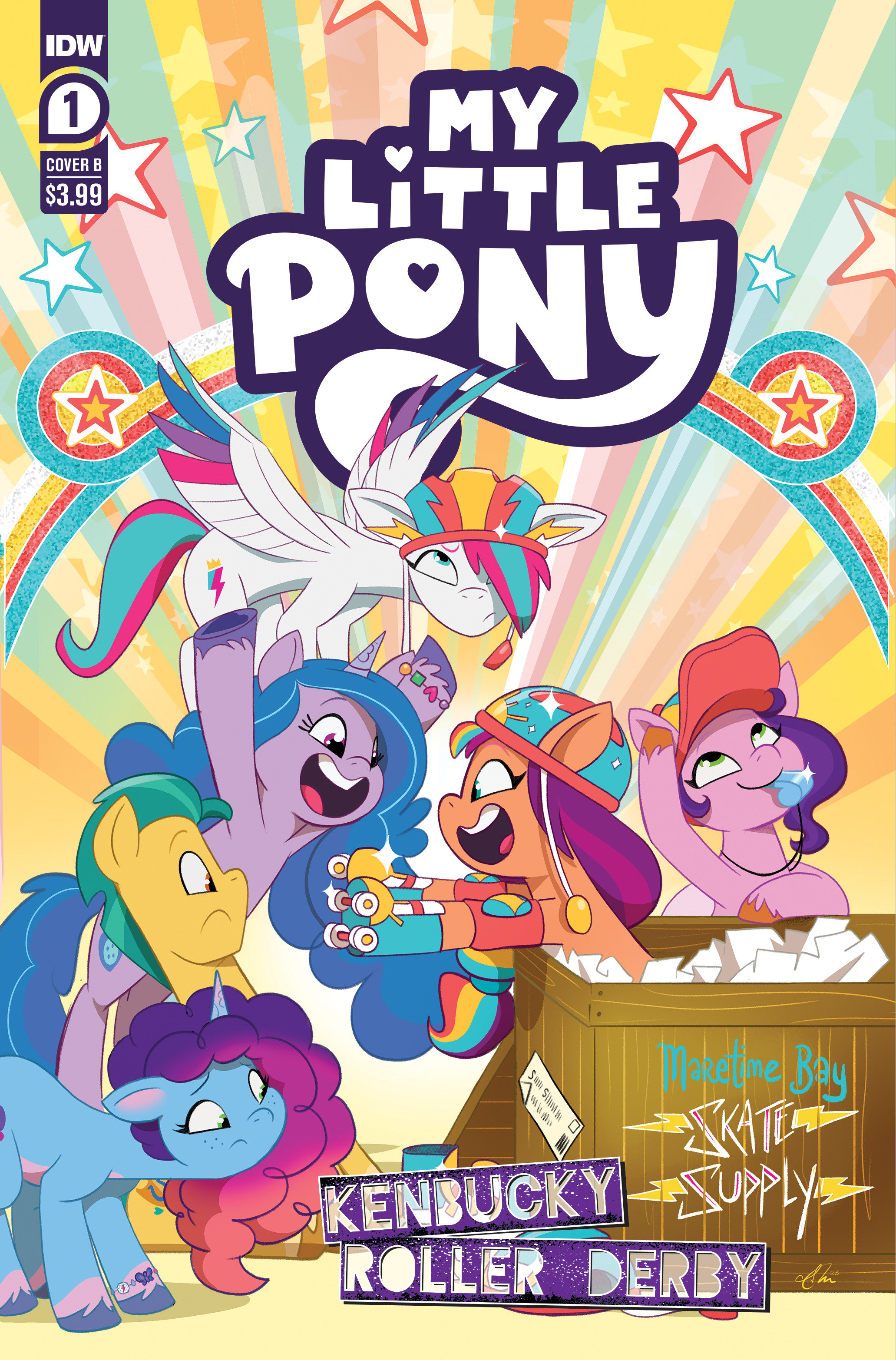 My Little Pony: Kenbucky Roller Derby #1 Cover B Mebberson