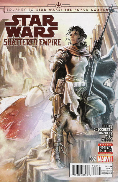Journey To Star Wars: The Force Awakens - Shattered Empire #2 [Marco Checchetto Cover-Near Mint (9.2