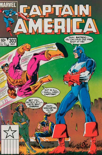 Captain America #303 [Direct] - Fn/Vf 7.0