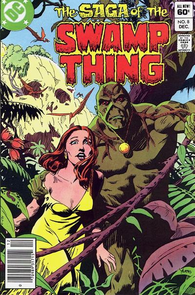 The Saga of Swamp Thing #8 [Newsstand]-Very Fine