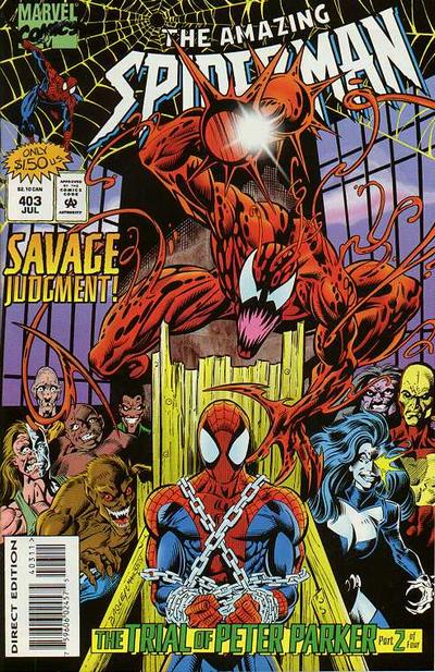 The Amazing Spider-Man #403 [Direct Edition] - Vf- 