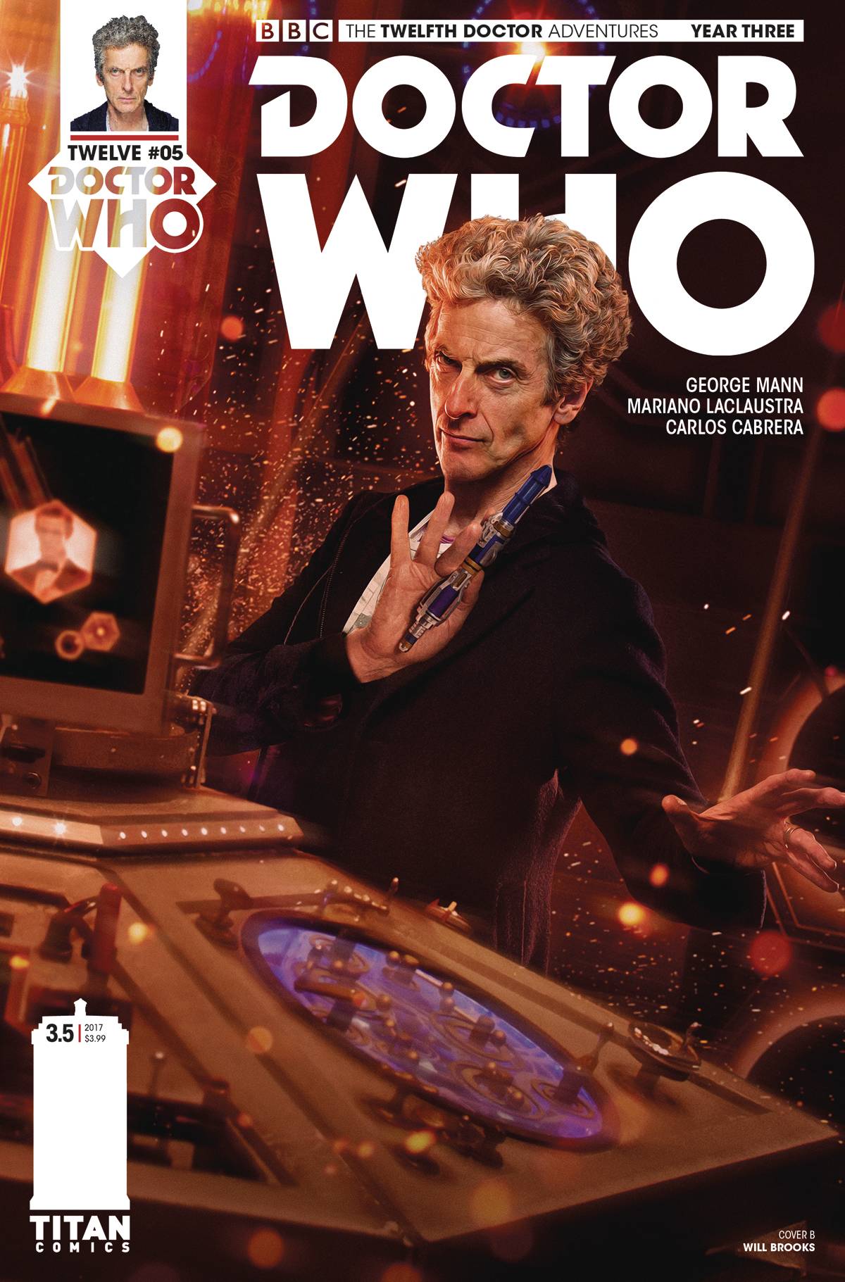 Doctor Who 12th Year Three #5 Cover B Brooks