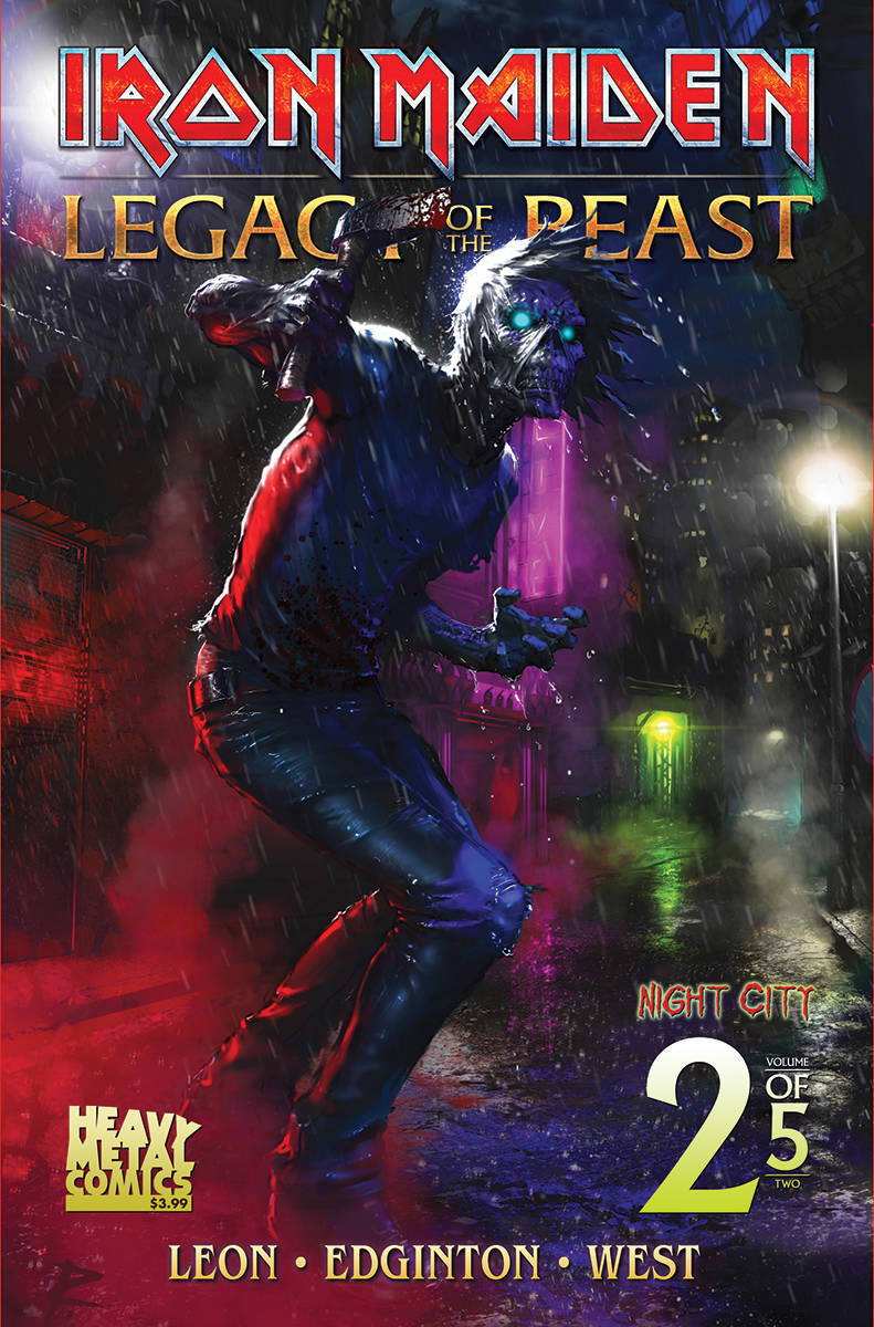 Iron Maiden Legacy of the Beast Volume 2 Night City #2 Cover C 