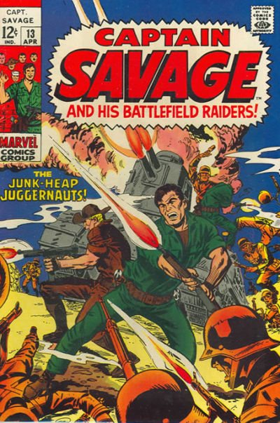 Capt. Savage And His Leatherneck Raiders #13-Very Fine (7.5 – 9)