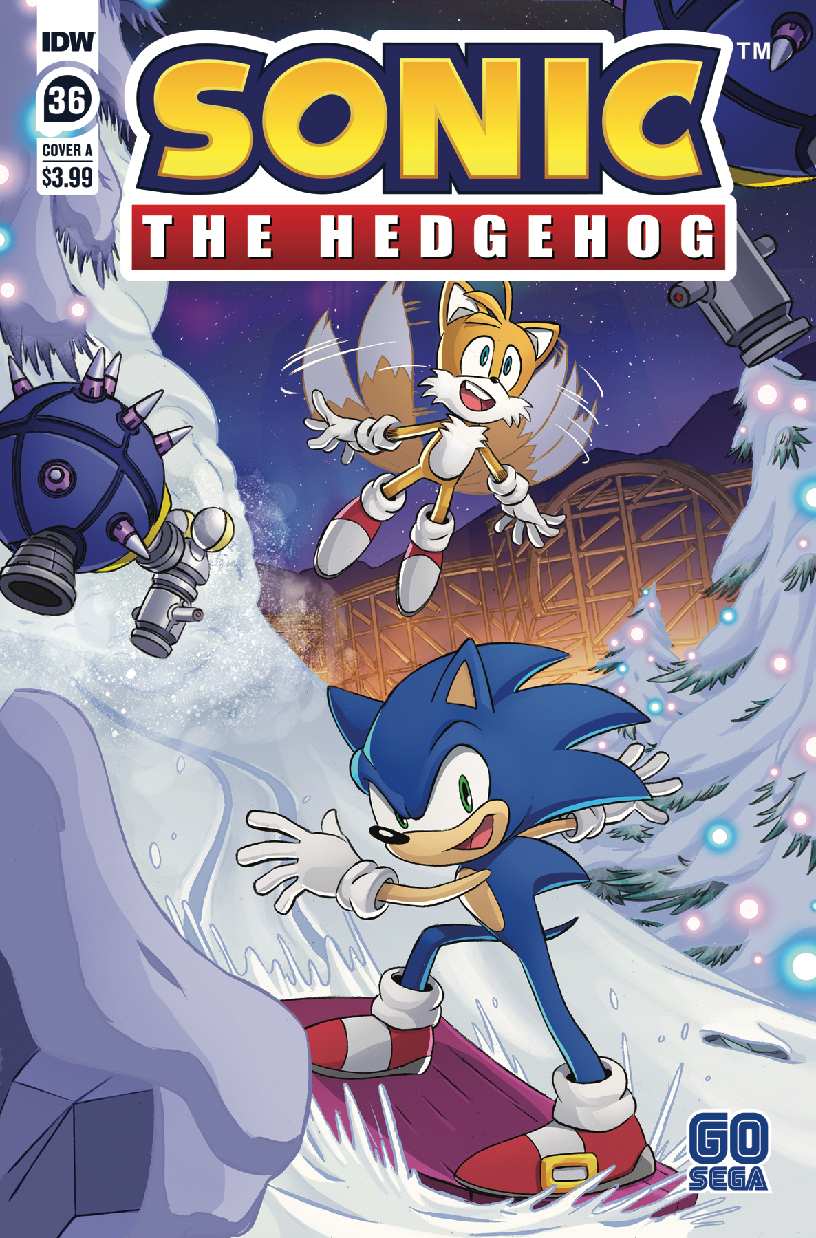 Sonic the Hedgehog #36 Cover A Schoening