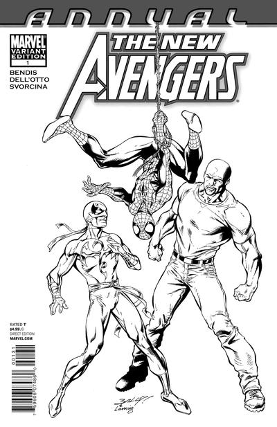 New Avengers Annual #1 [Sketch Variant Cover By Bagley](2011)-Near Mint (9.2 - 9.8)