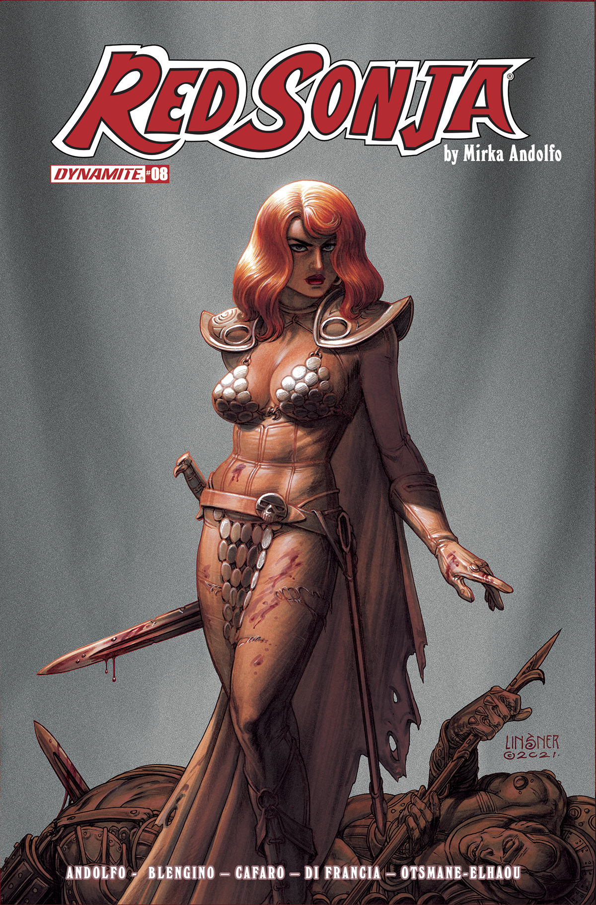 Red Sonja #8 Cover C Linsner (2021)