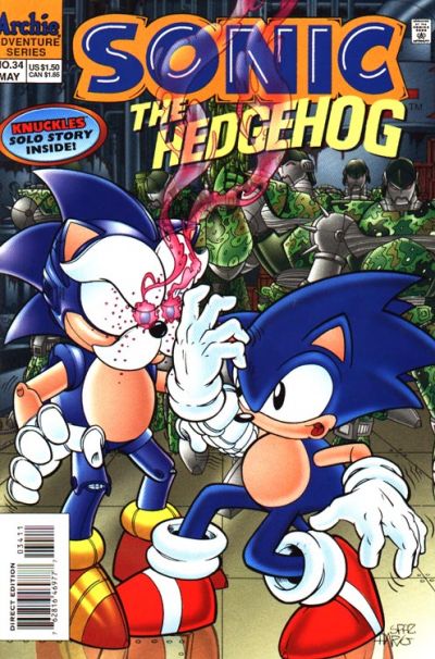 Sonic The Hedgehog #34-Very Fine (7.5 – 9)