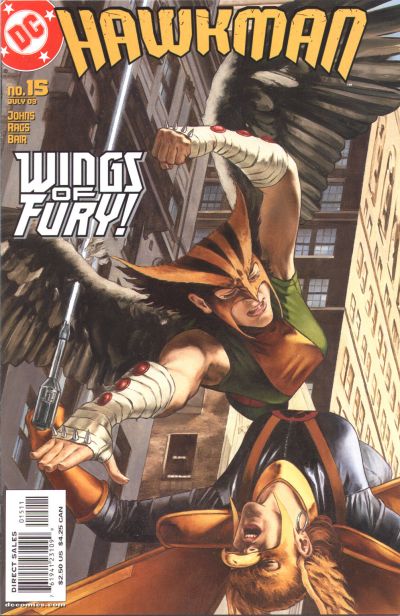 Hawkman #15-Very Fine (7.5 – 9)