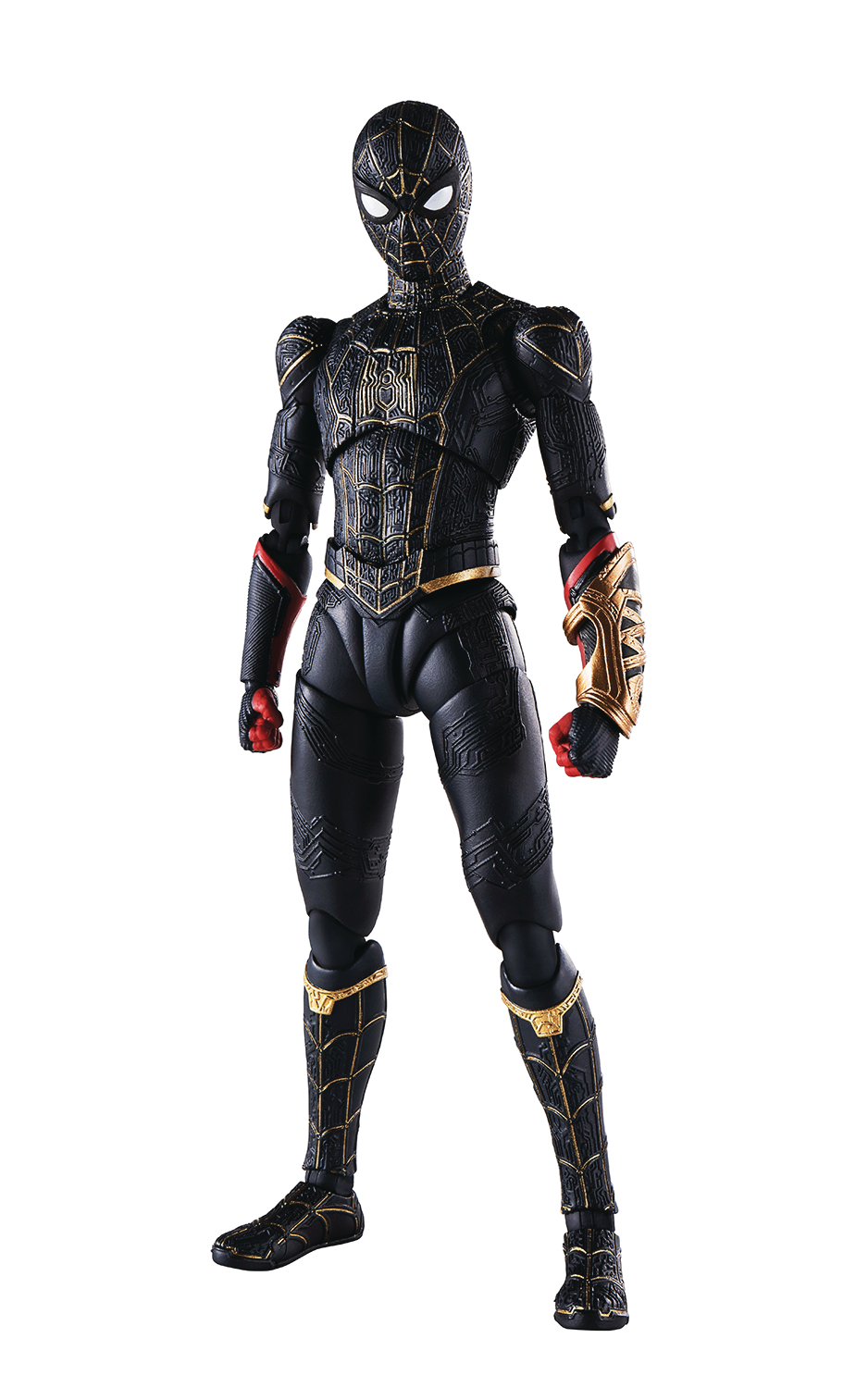 Spider-Man No Way Home Spider-Man Black & Gold S.H.Figuarts Action Figure