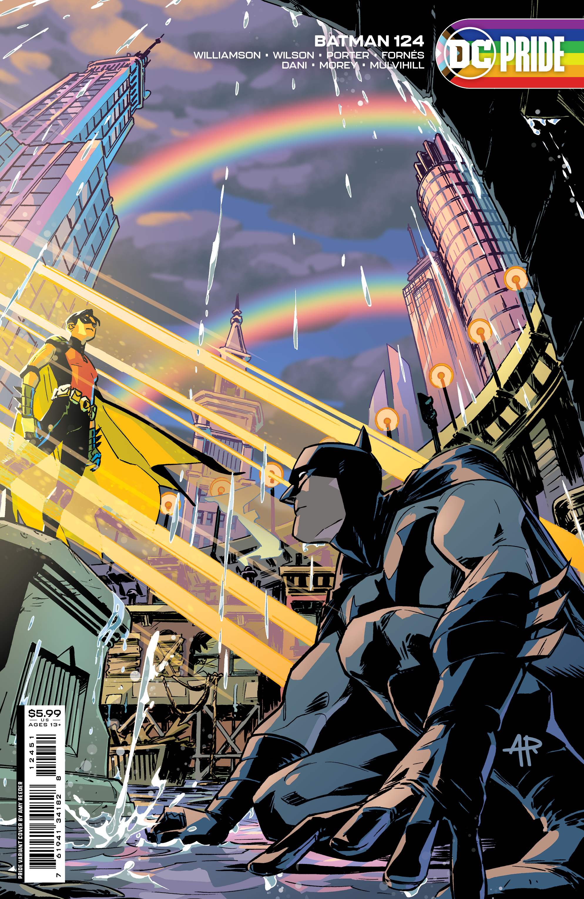 Batman #124 Cover C Amy Reeder Pride Month Card Stock Variant (2016)