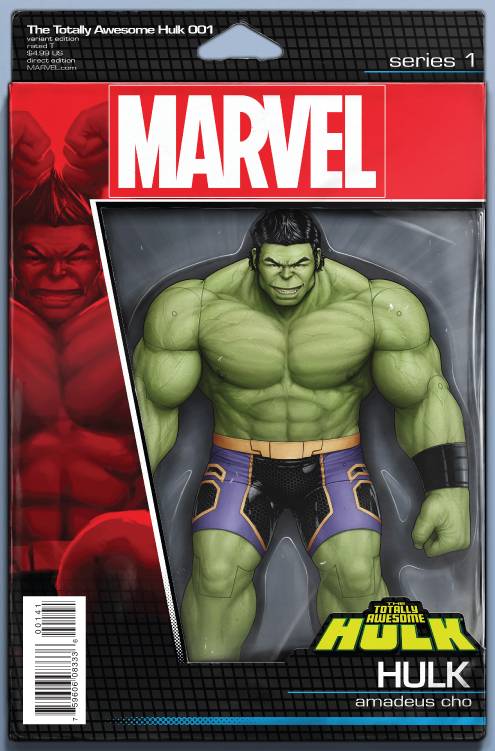 Totally Awesome Hulk #1 (Christopher Action Figure Variant) (2015)